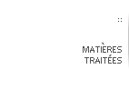 MATERIE TRATTATE